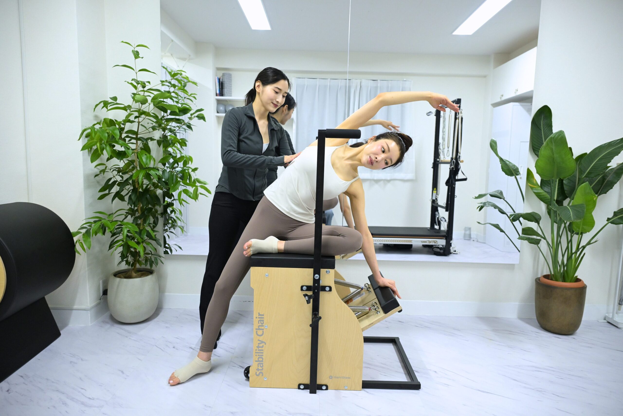 Pilates Beauté スタジオの様子